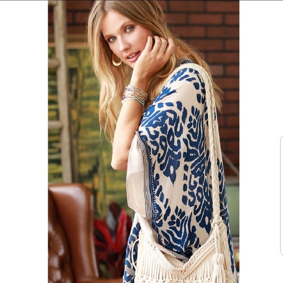 🌟 LAST ONE🌟 💙 BOHO 💙 Chic Kimono - Picture 3 of 4